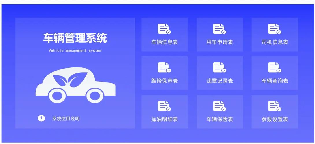 excel模版车辆管理系统数据自动化管理保险到期预警